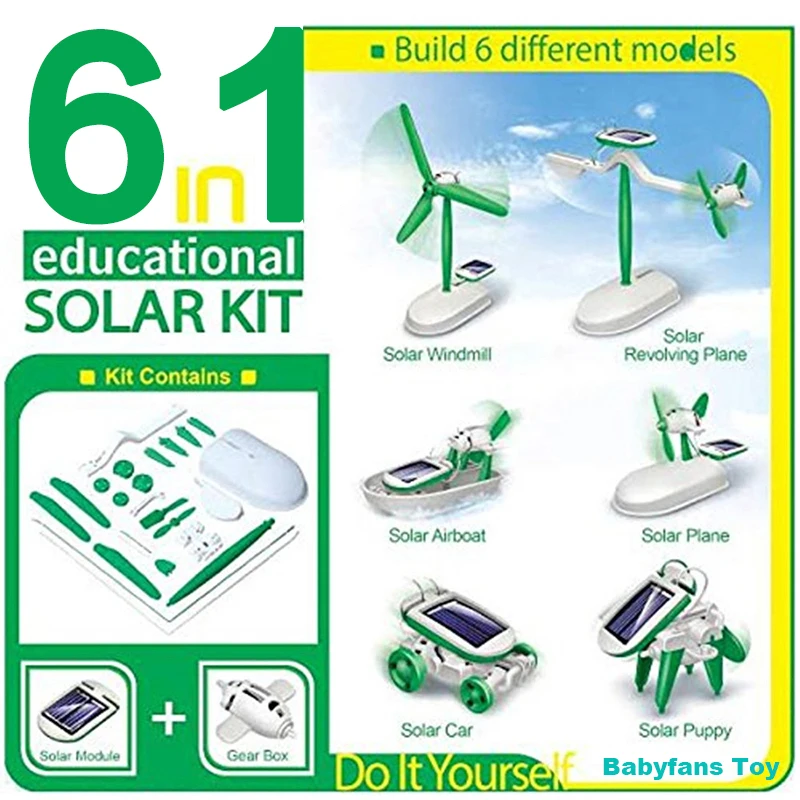 Electronics Gadgets For Kids - Kit robot a energia solare 6