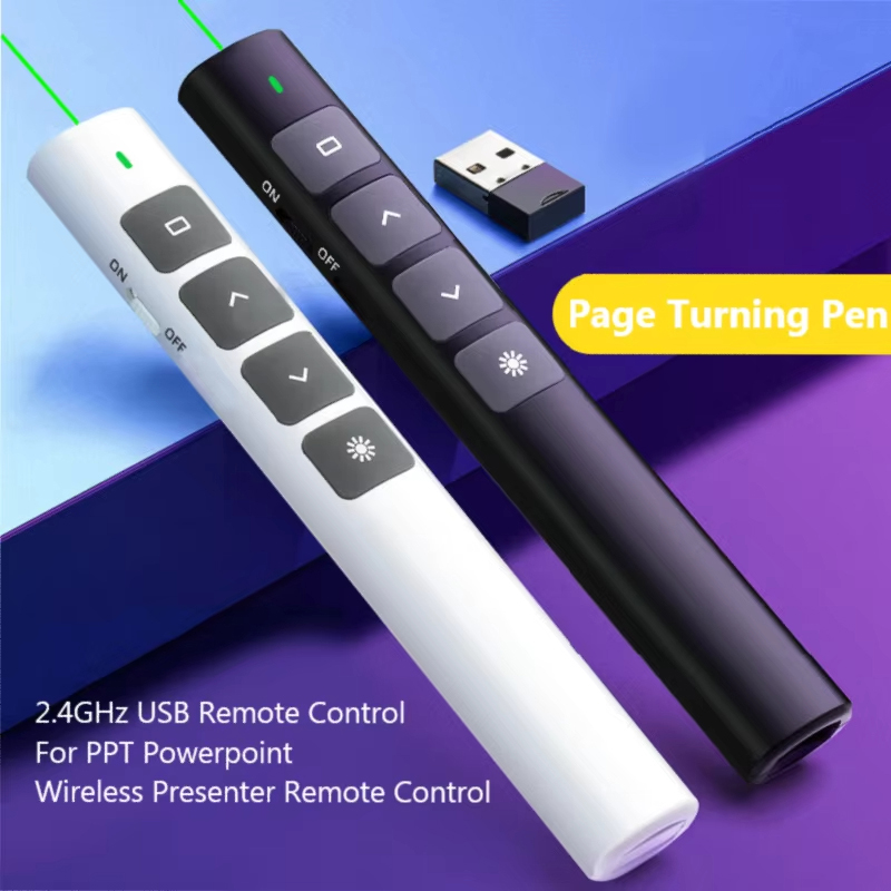 Laser Pointer Presenter - Penna Powerpoint con clicker per pagine
