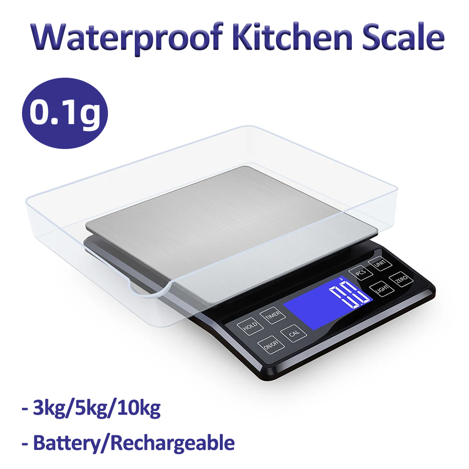 Unique Electronics Gadgets - Bilancia da cucina digitale 0.1g ad