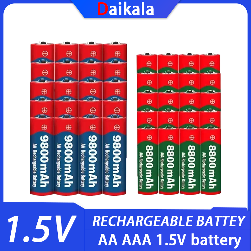 New Gadgets Electronic - Batterie Ricaricabili 2026 Nuove 1.5V AA