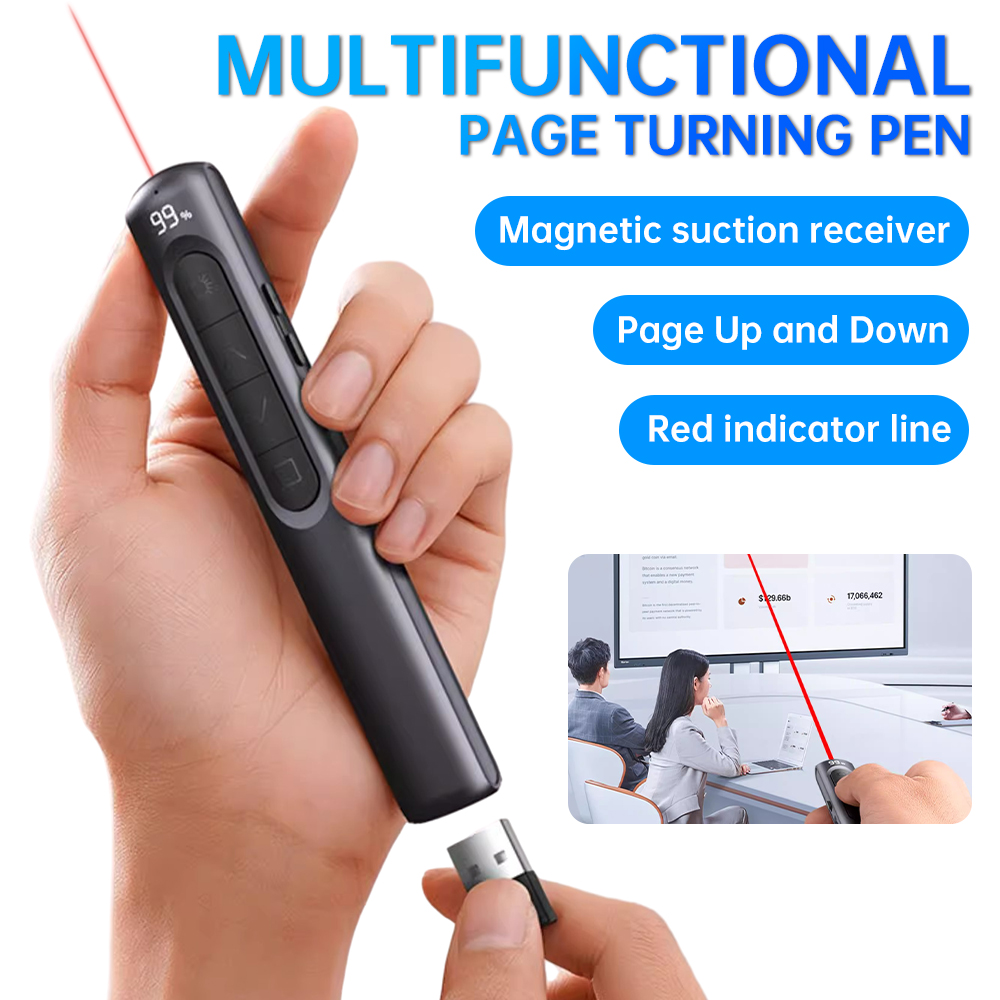 Laser Pointer Presenter - Penna per girare pagine multifunzione digitale