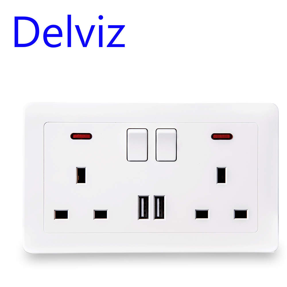Electronics Gadgets For Home - Presa USB Delviz Wall Power, doppia