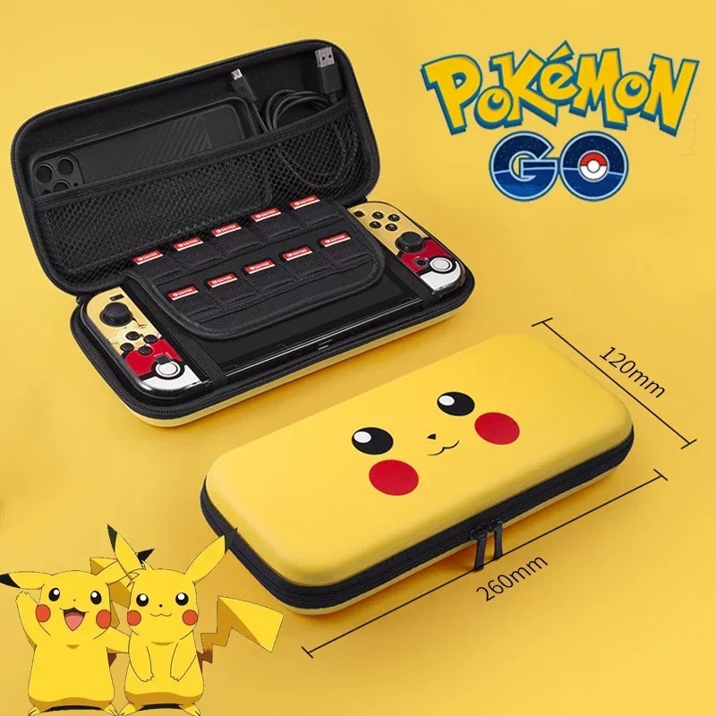 Handheld Game Console - Borsa portaoggetti Pokemon Pikachu per console