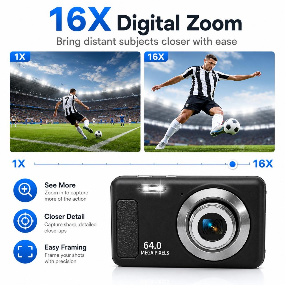Fotocamera digitale portatile  - Electronics Gadgets For Home recensione e prezzo